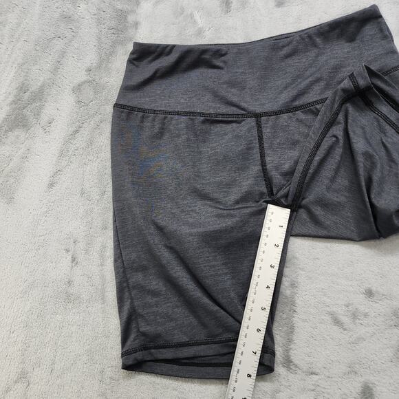 Brooklyn Cloth Bike Shorts Womens M Gray High Waist Workout Gym Cycling Running - Picture 8 of 10